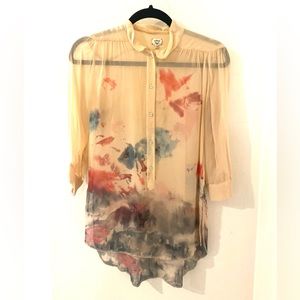 Aritzia silk quarter sleeve
